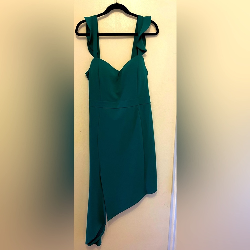 Symphony Green Sleeveless Dress 2XL
